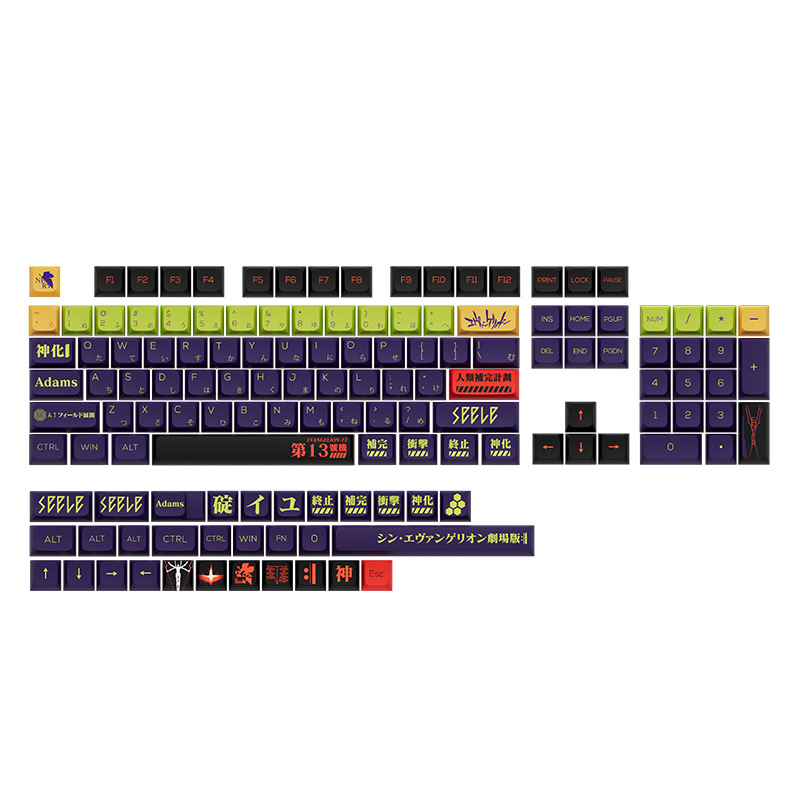 135-Tasten-EVA13-Set-Nr-13-PBT-Keycap-XDA-Profil-Sublimation-Japanische-Custom-Keycaps-fuumlr-mechan-1975929-1